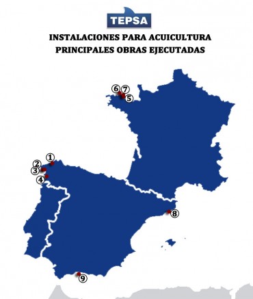 Mapa instalaciones flotantes TEPSA