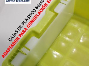 Adaptador para congelar pescado en bloque en la misma caja del barco