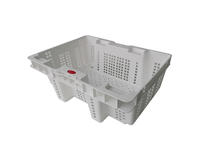 caja de plastico perforada encastrable color blanco