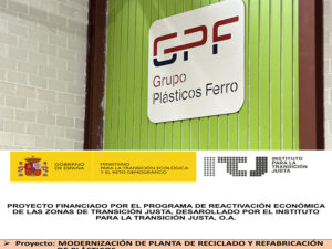 Modernización de nuestra planta de reciclado y refabricación de plásticos